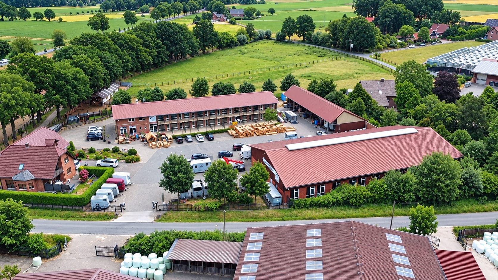 Pferd auf der Koppel bei Winkel