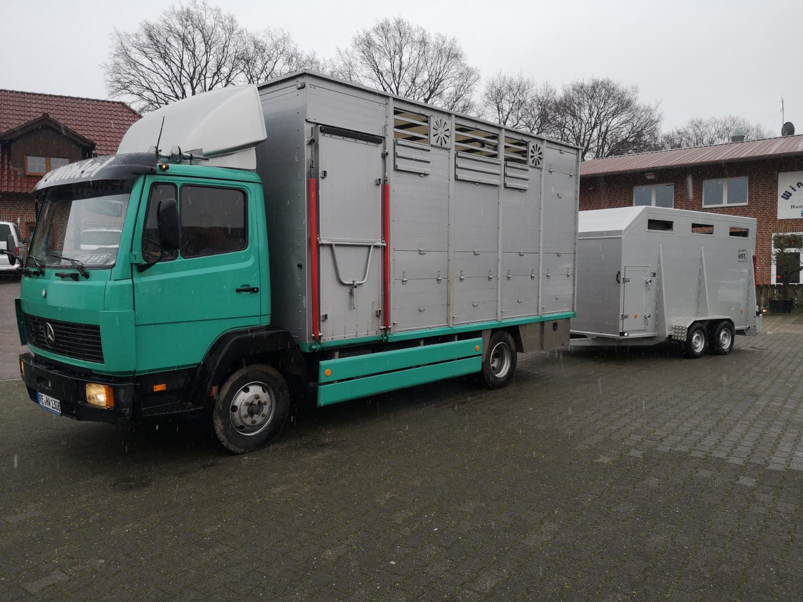 Viehtransporter aus dem Fuhrpark von Winkel